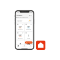 The image shows the opened ViCare app on a smartphone