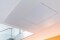 The picture shows an almost invisible Vitoplanar EI6 E area heating system integrated into the ceiling